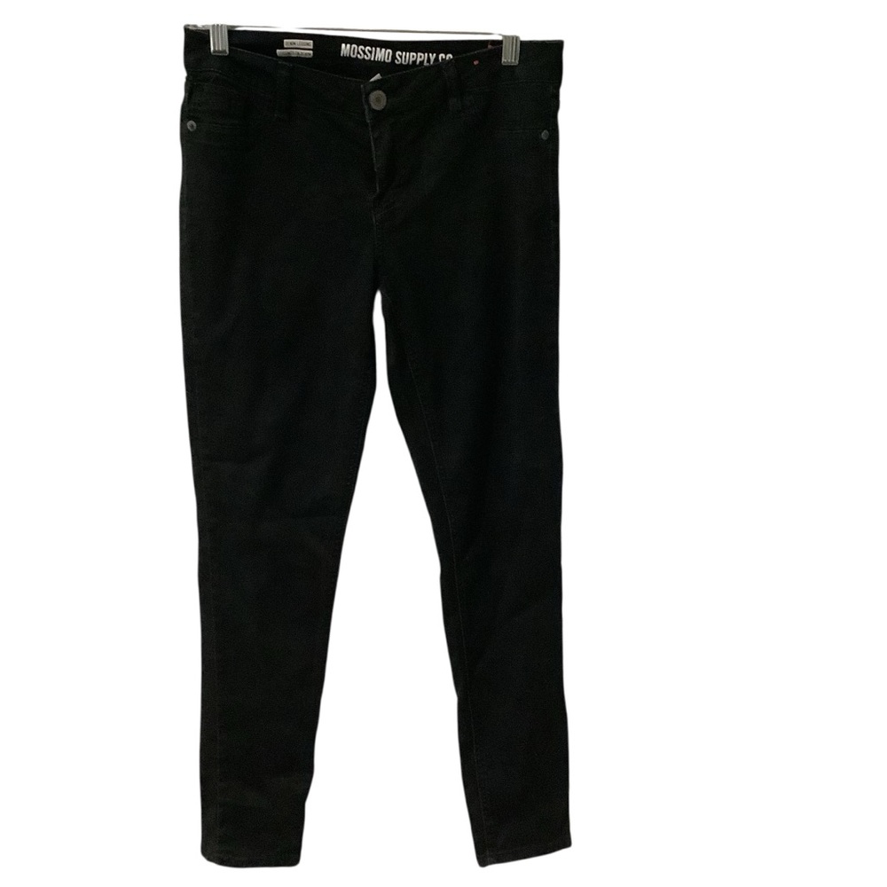 Mossimo Supply Co. Black Denim Stretch Leggings WORN ONCE Size 11